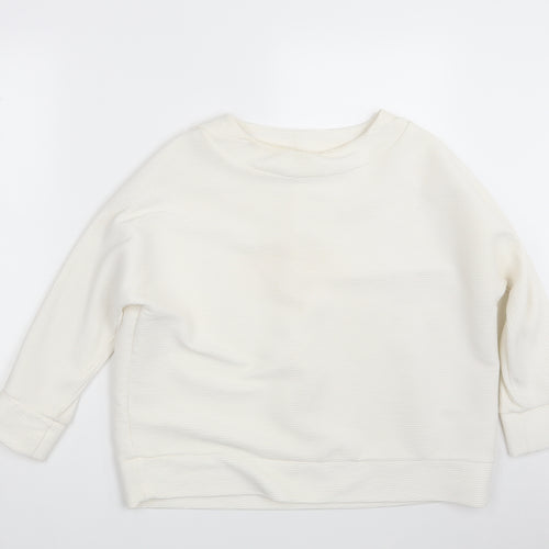 H&M Womens Ivory   Pullover Sweatshirt Size M