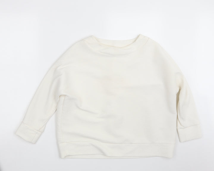 H&M Womens Ivory Pullover Sweatshirt Size M
