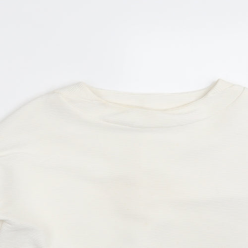 H&M Womens Ivory   Pullover Sweatshirt Size M