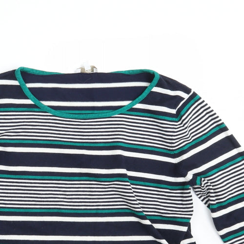 CC Womens Multicoloured Striped  Pullover Sweatshirt Size M