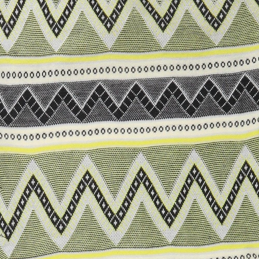 Atmosphere Womens Multicoloured Argyle/Diamond  Wrap Jumper Size 10