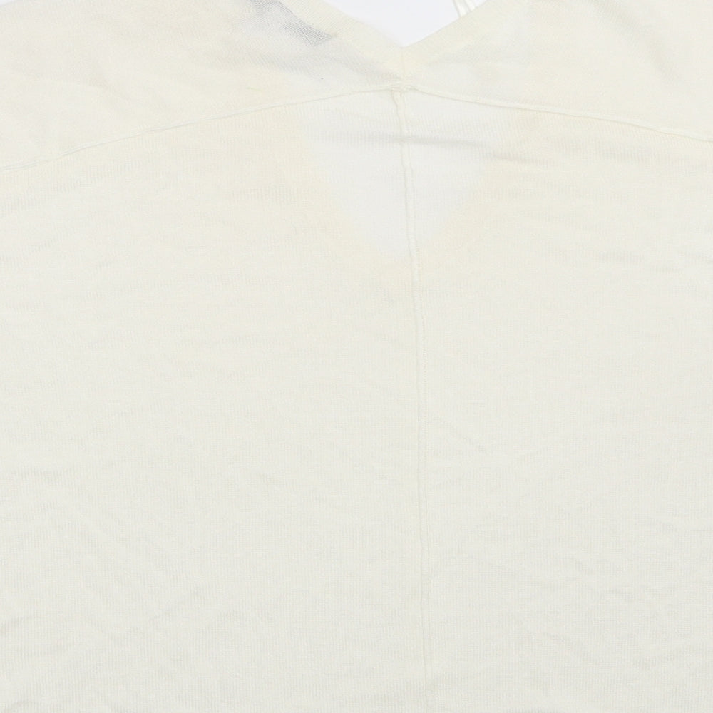 NEXT Womens Ivory  Knit Pullover Sweatshirt Size XS