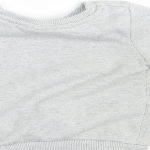 So Cute Baby Grey  Knit Pullover Jumper Size 6-9 Months
