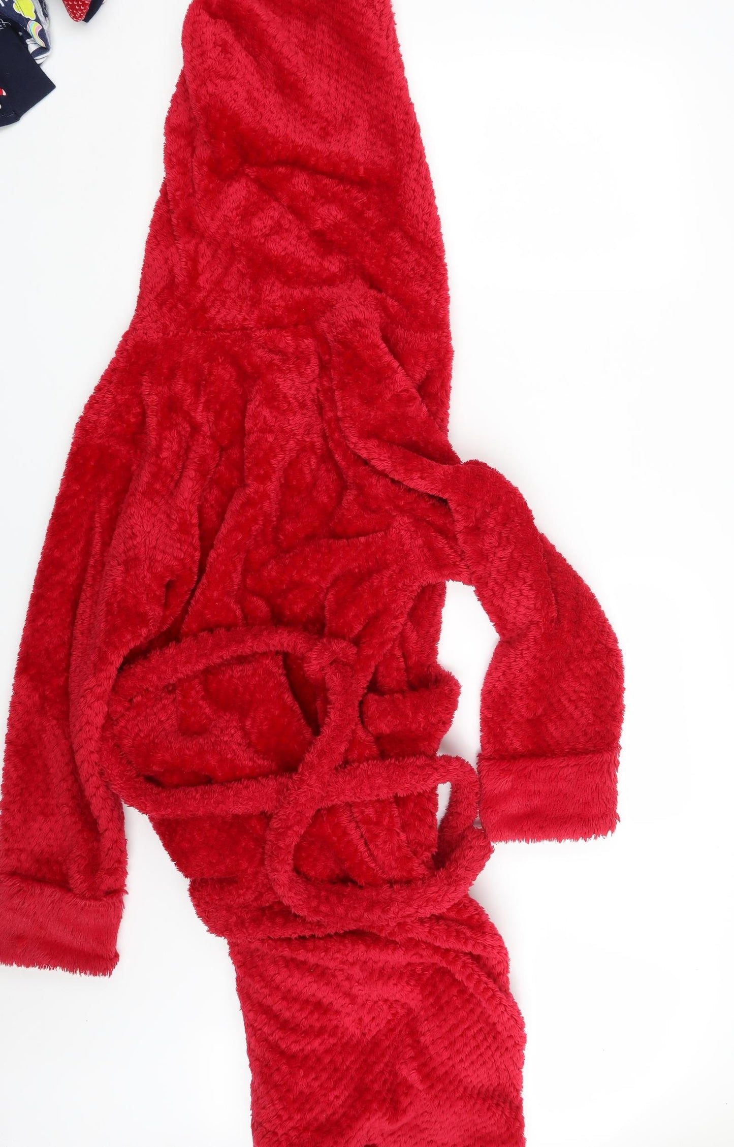 Peacocks Womens Red Solid  Babydoll Robe Size 10
