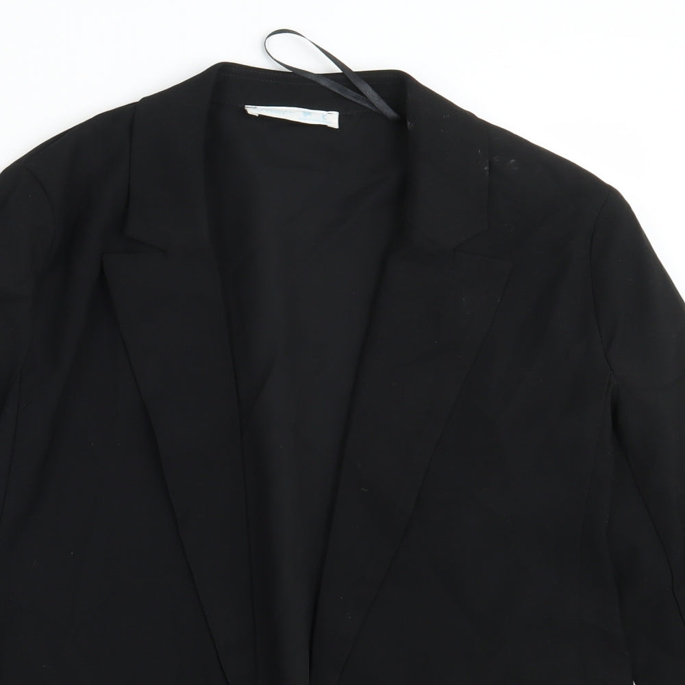 Primark Womens Black   Overcoat Coat Size 6