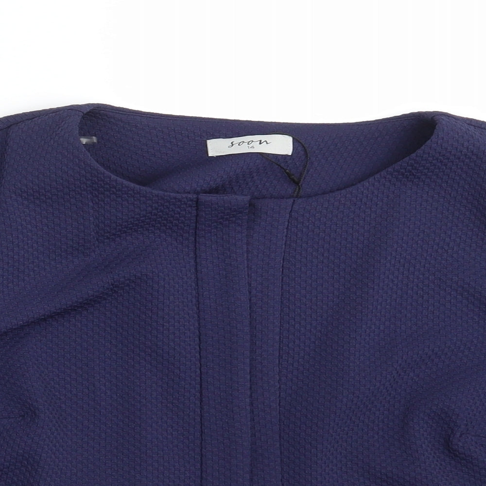 Matalan Womens Blue   Jacket Blazer Size 14