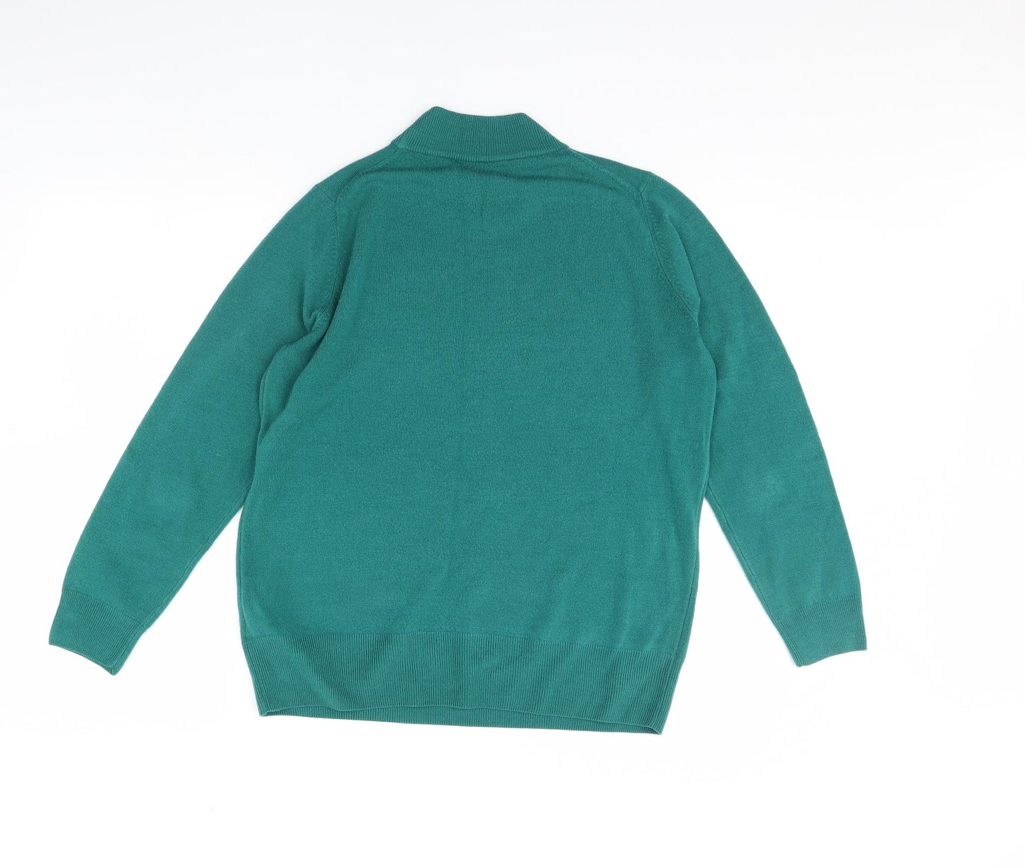 M&s Womens Green   Pullover Jumper Size 16