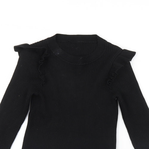 New Look Womens Black   Pullover Jumper Size 12