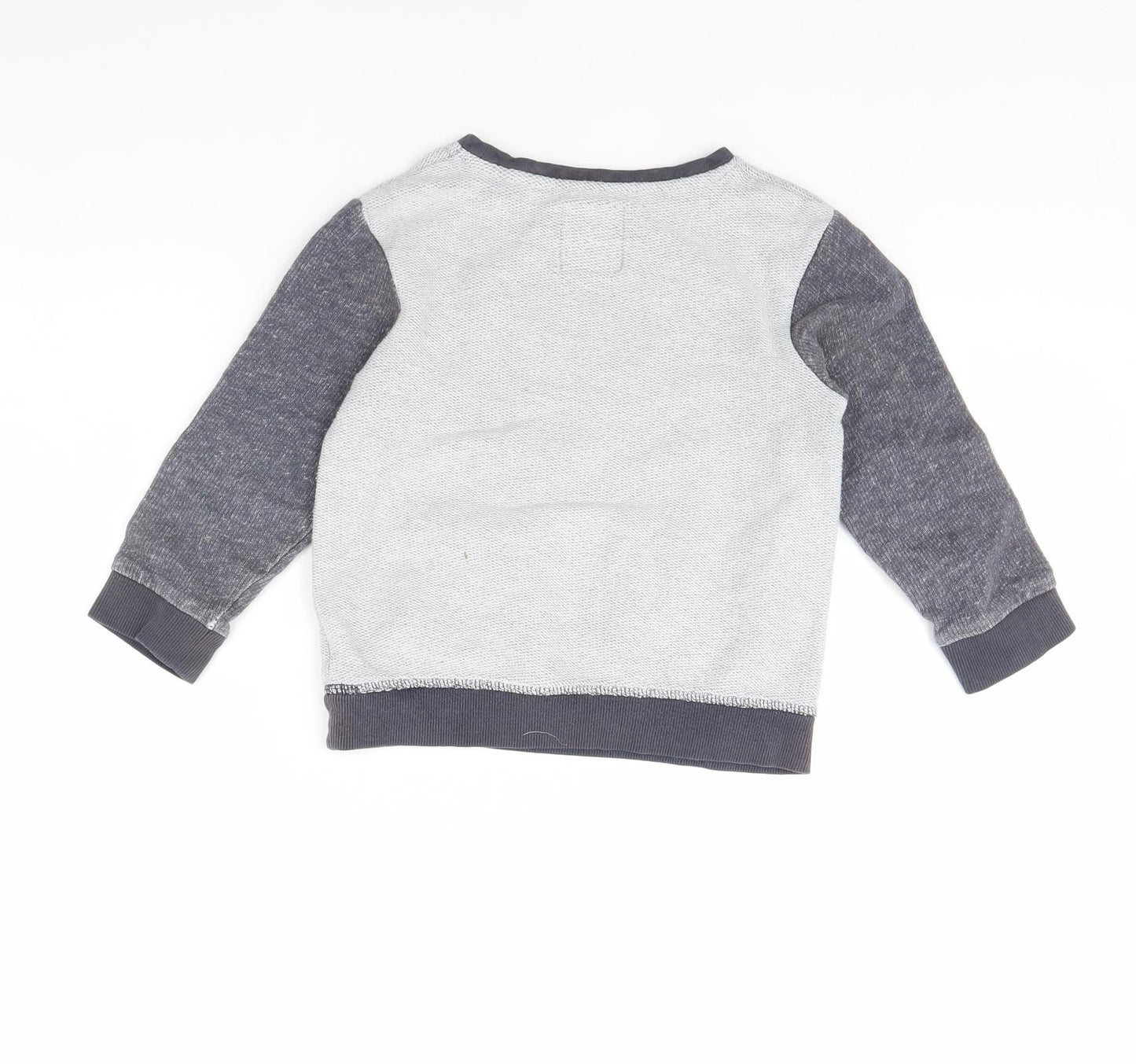 TU Boys Grey   Pullover Jumper Size 3 Years  - Northpole