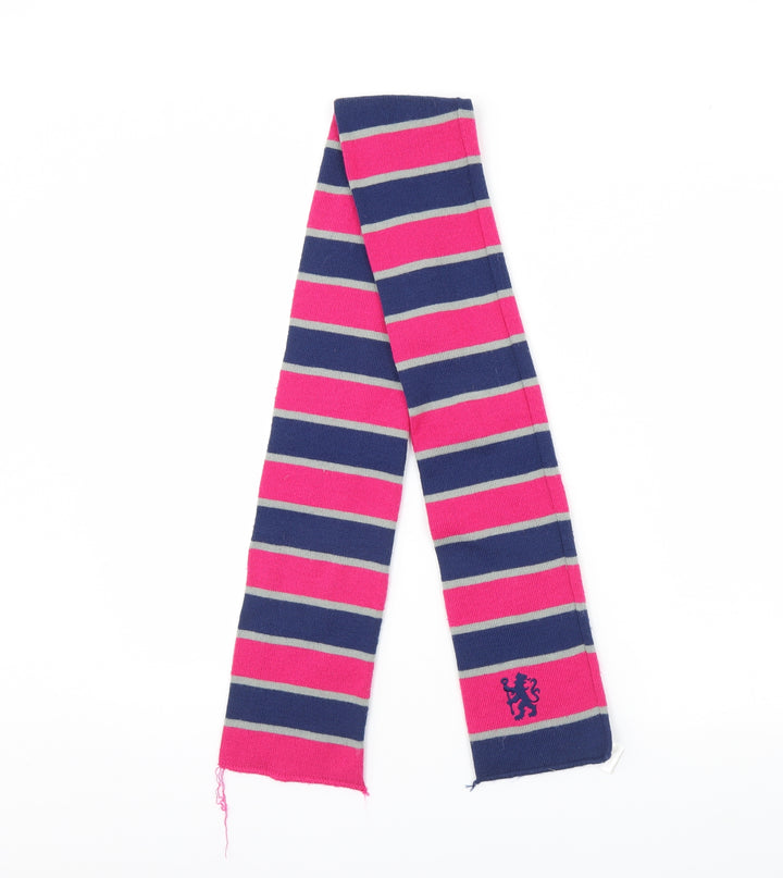 Chelsea FC Womens Pink Striped   Scarf   - Chelsea FC