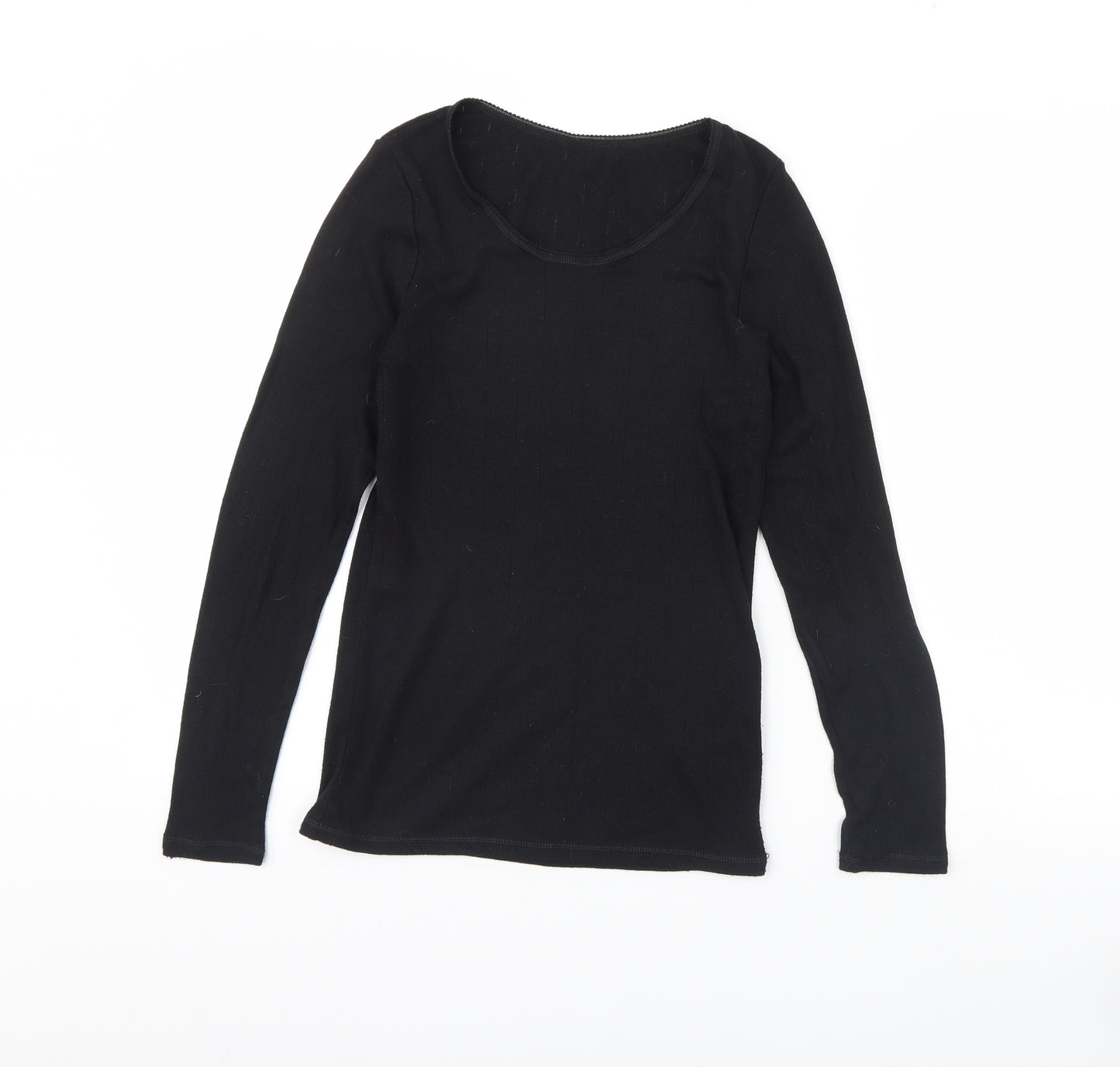 M&s Womens Black   Pullover Jumper Size 12