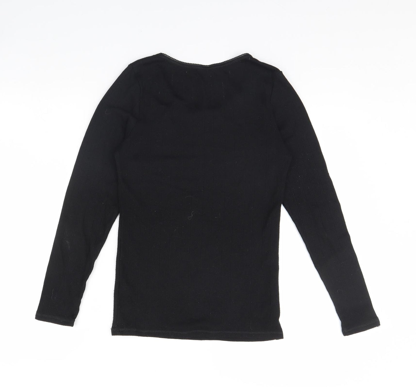 M&s Womens Black   Pullover Jumper Size 12