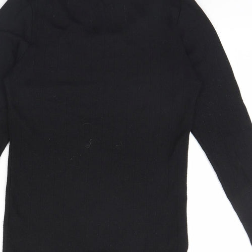M&s Womens Black   Pullover Jumper Size 12