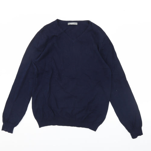 Nutmeg Mens Blue   Pullover Jumper Size M
