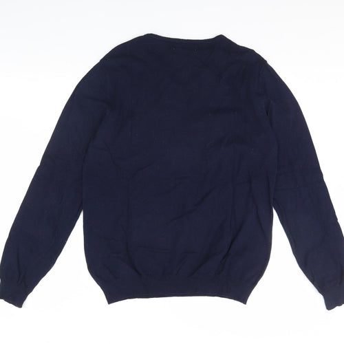 Nutmeg Mens Blue   Pullover Jumper Size M