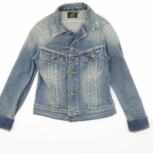 LEE  Womens Blue  Denim Jacket  Size S