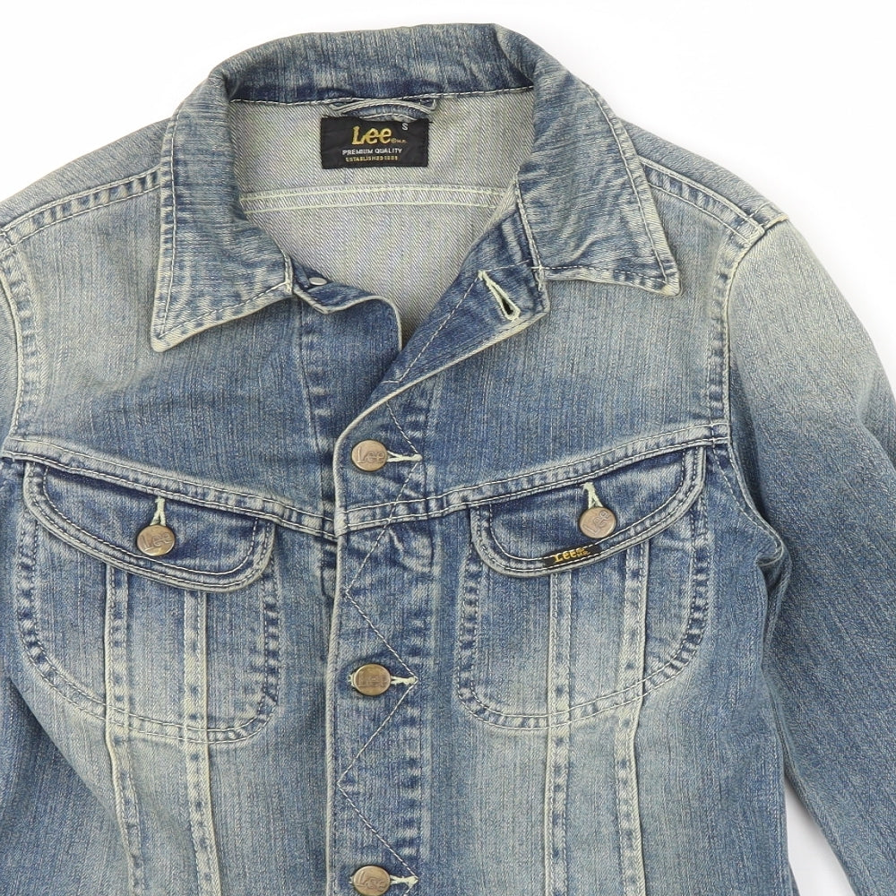 LEE  Womens Blue  Denim Jacket  Size S