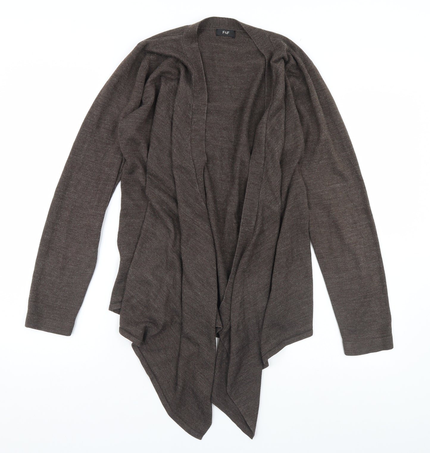 F&F Womens Brown   Cardigan Jumper Size 16