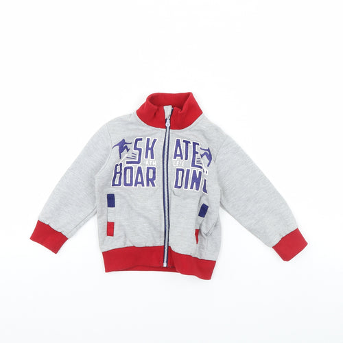 small gang Baby Grey   Jacket  Size 18 Months
