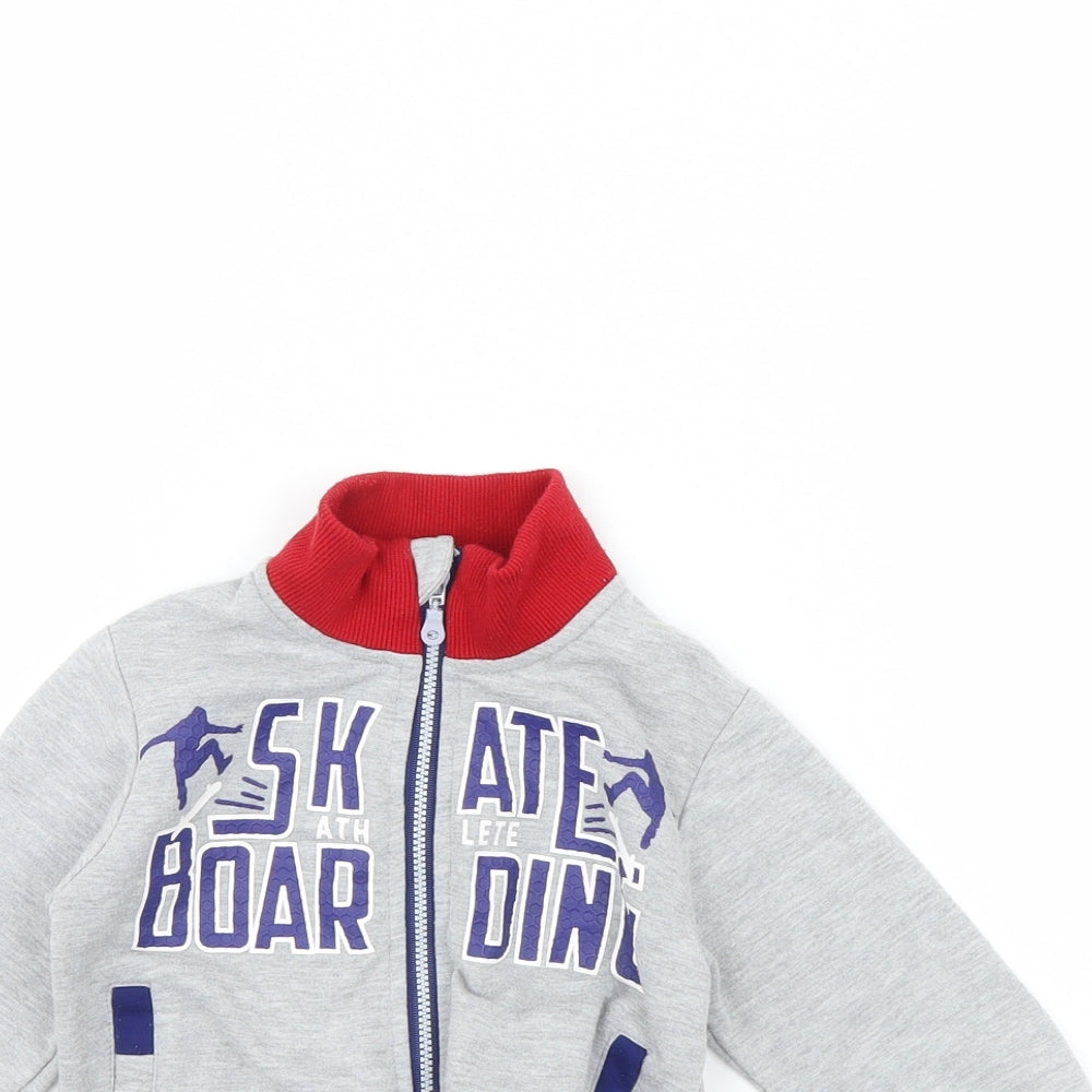 small gang Baby Grey   Jacket  Size 18 Months