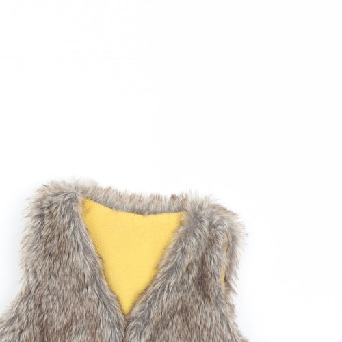 Preworn Girls Brown   Jacket  Size 2 Years