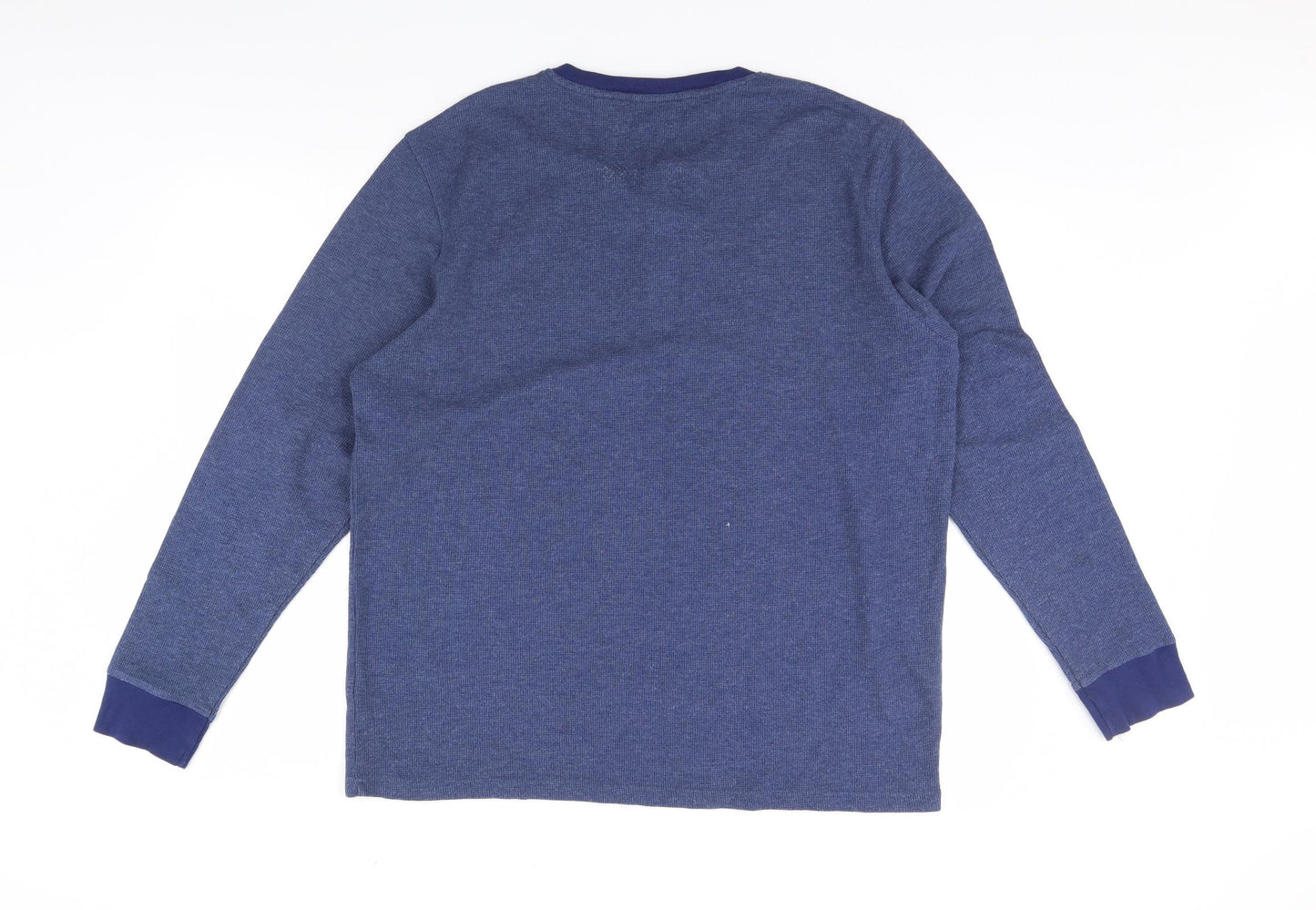 Atlantic Bay Mens Blue   Pullover Jumper Size XL