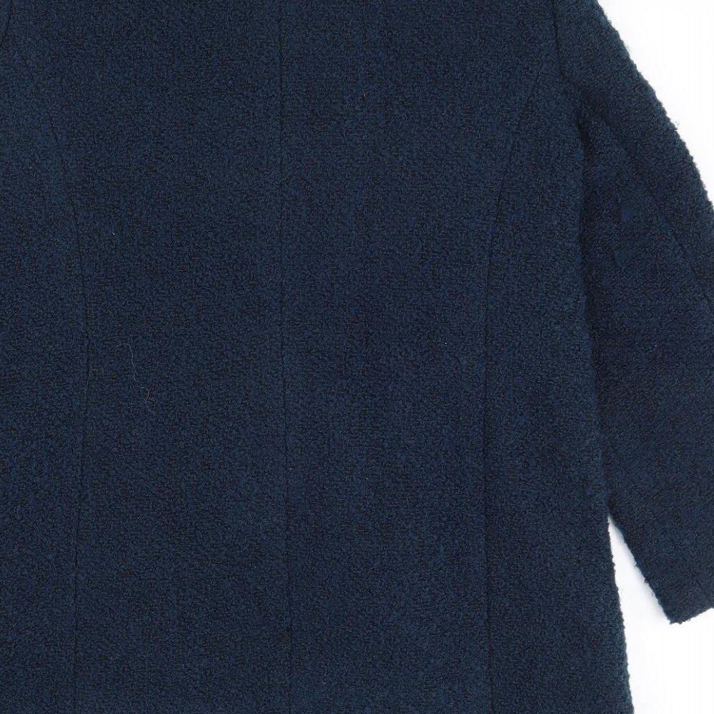 BHS Womens Green   Overcoat Coat Size 14