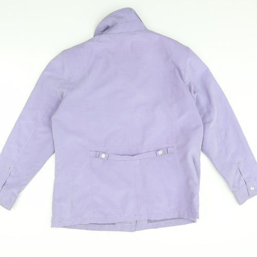Preworn Womens Purple   Jacket Coat Size 16