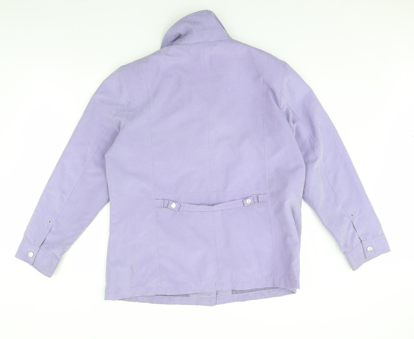 Preworn Womens Purple   Jacket Coat Size 16
