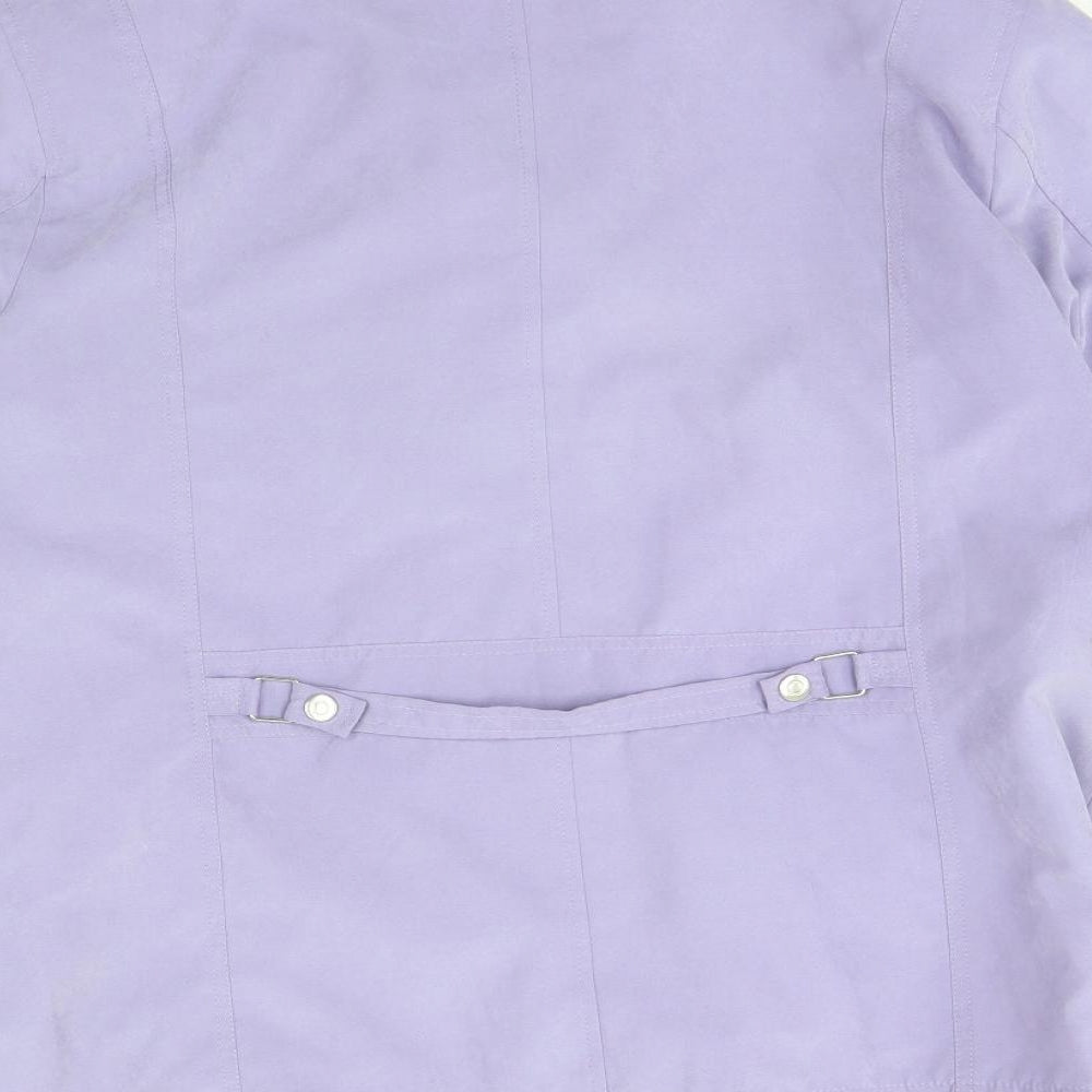 Preworn Womens Purple   Jacket Coat Size 16
