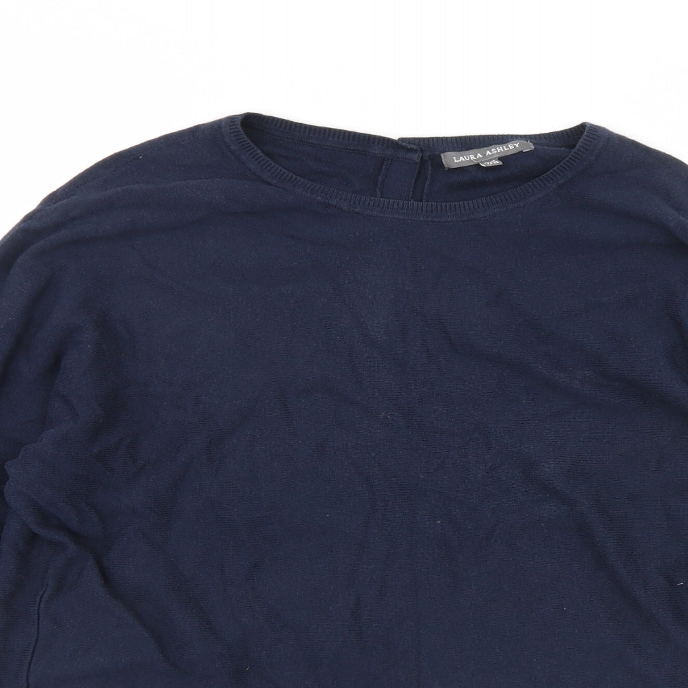 Laura Ashley Womens Blue   Pullover Jumper Size 12