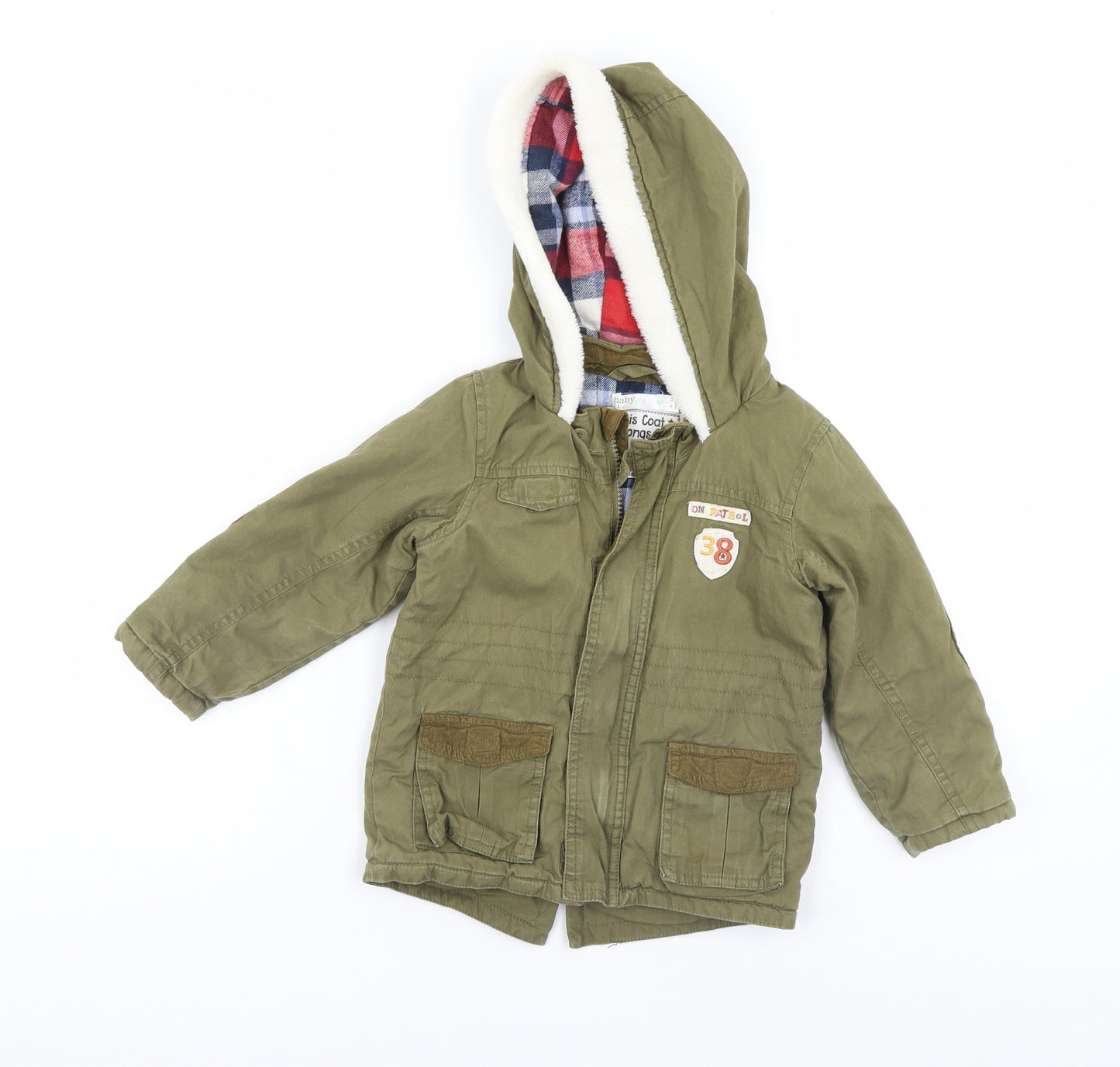 M&Co Baby Green   Jacket Coat Size 18 Months