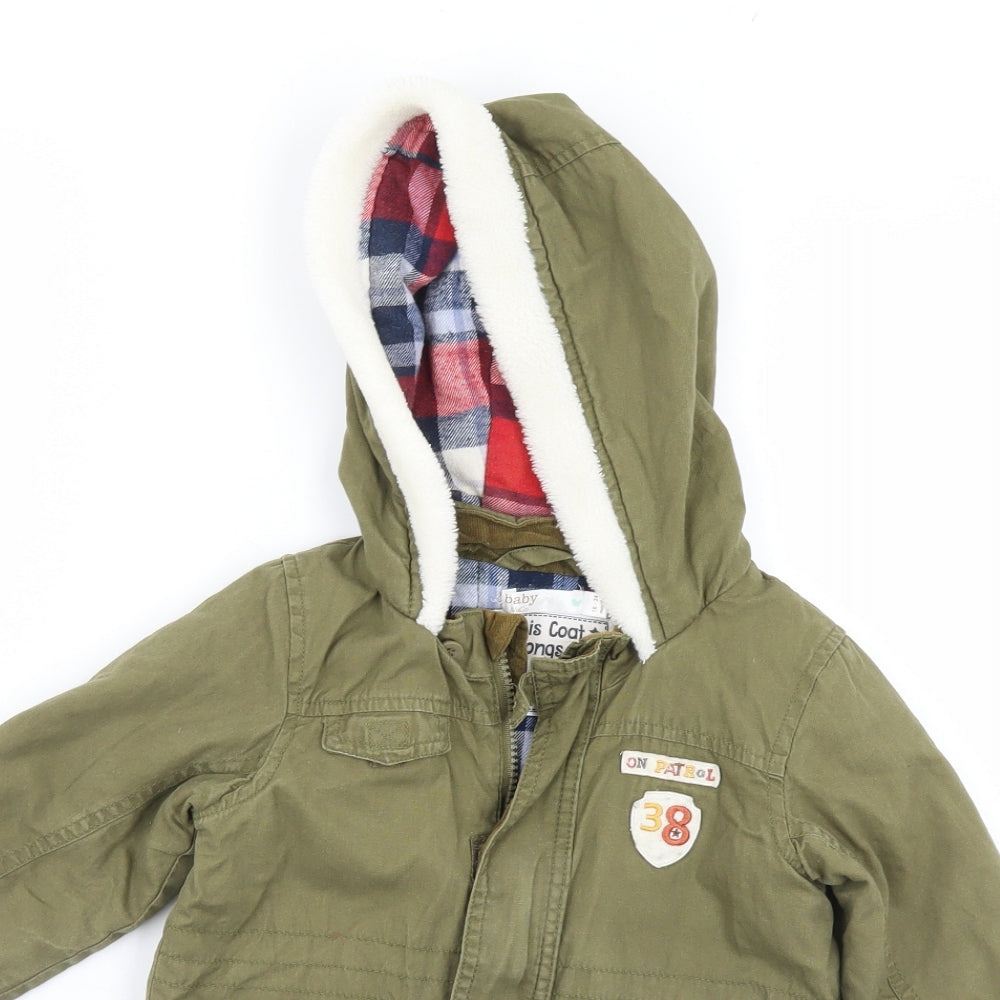 M&Co Baby Green   Jacket Coat Size 18 Months