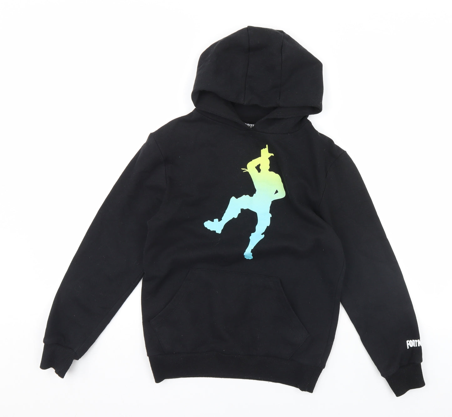 Fortnite Boys Black   Pullover Hoodie Size M  - Fortnite