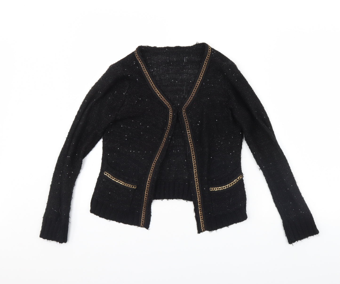 Select Womens Black   Cape Jumper Size 8