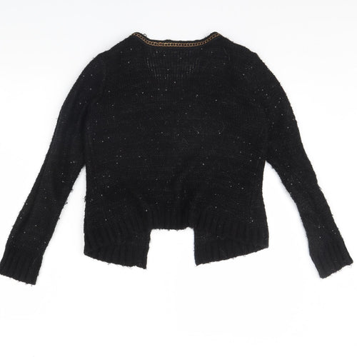 Select Womens Black   Cape Jumper Size 8
