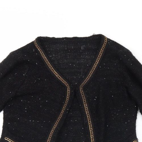 Select Womens Black   Cape Jumper Size 8