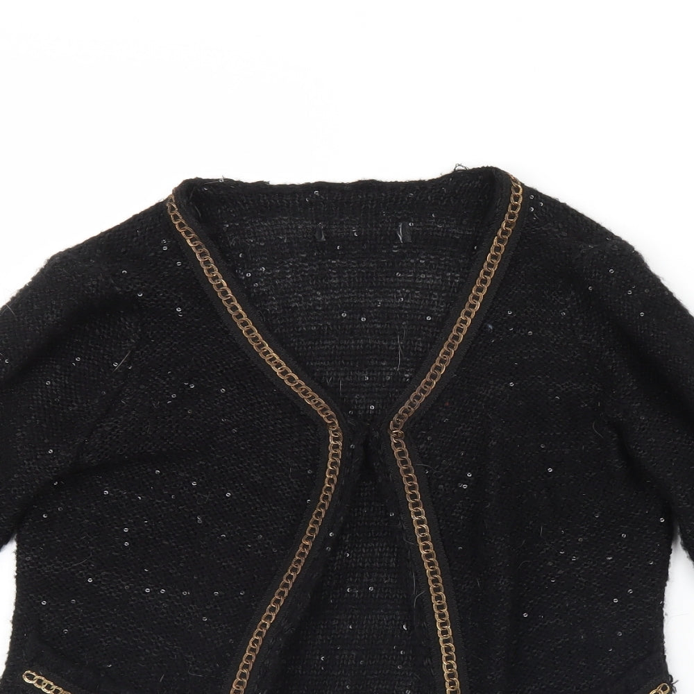 Select Womens Black   Cape Jumper Size 8