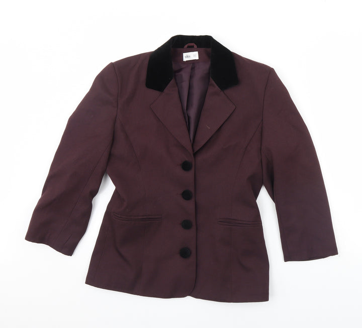 BHS Womens Purple   Jacket Blazer Size 10