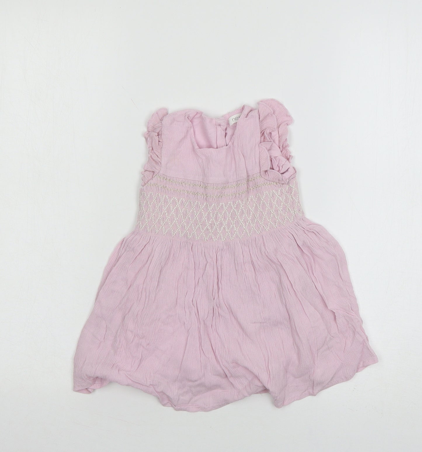 NEXT Girls Purple   T-Shirt Dress  Size 9-12 Months