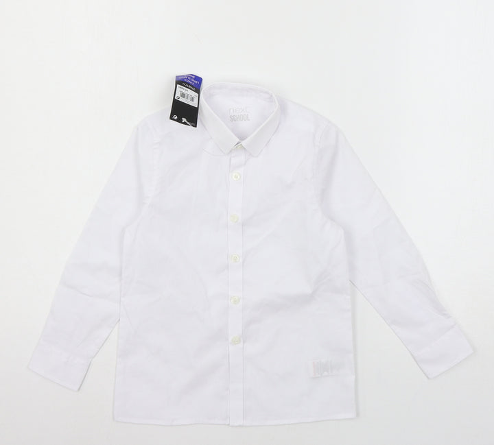 NEXT Girls White   Basic Button-Up Size 5 Years