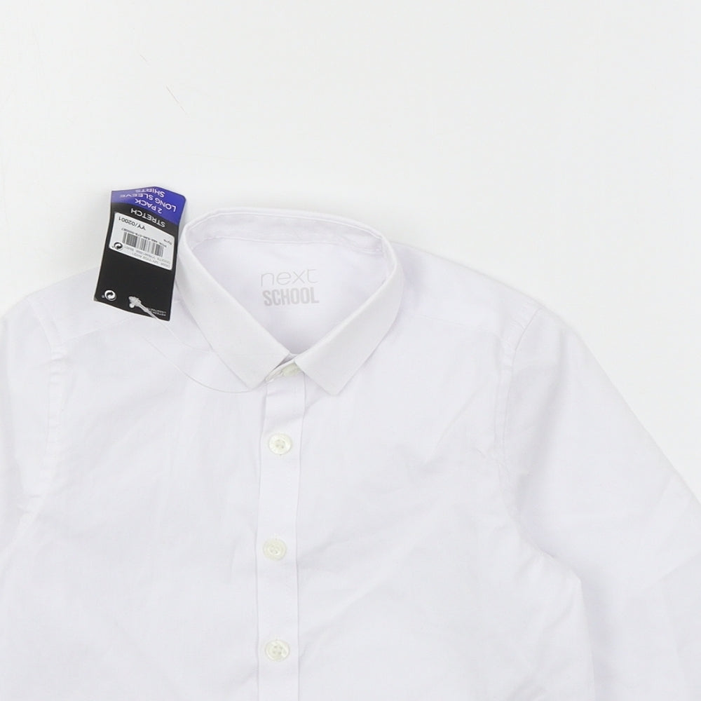 NEXT Girls White   Basic Button-Up Size 5 Years