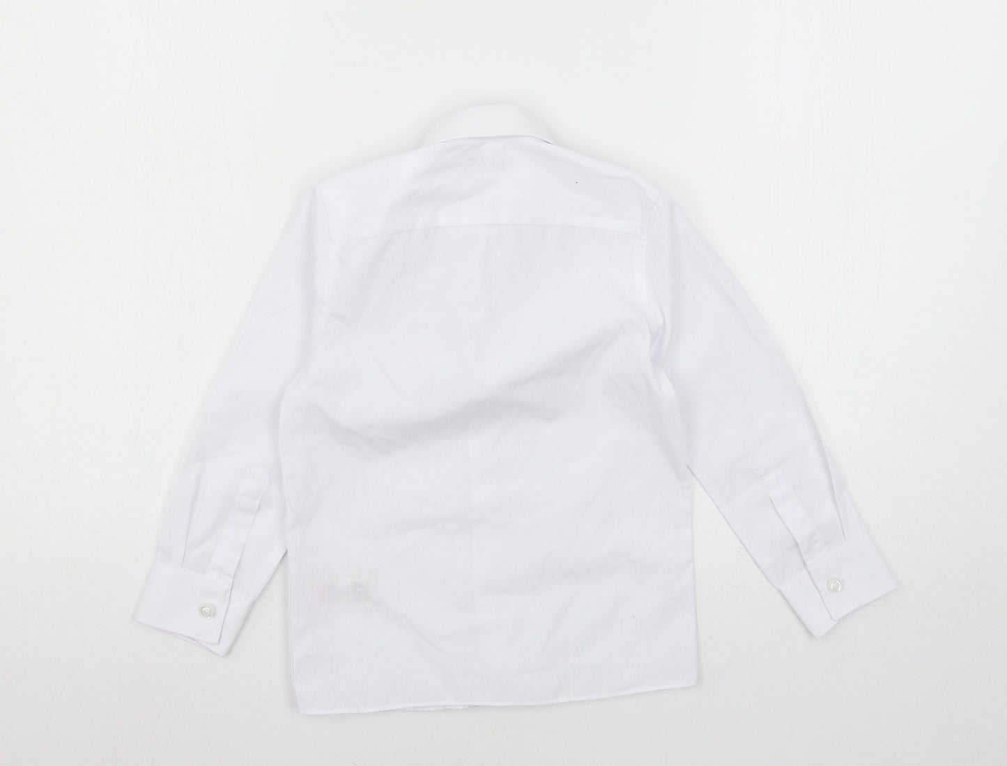 Marks and Spencer Girls White   Basic Button-Up Size 4-5 Years