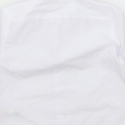 Marks and Spencer Girls White   Basic Button-Up Size 4-5 Years