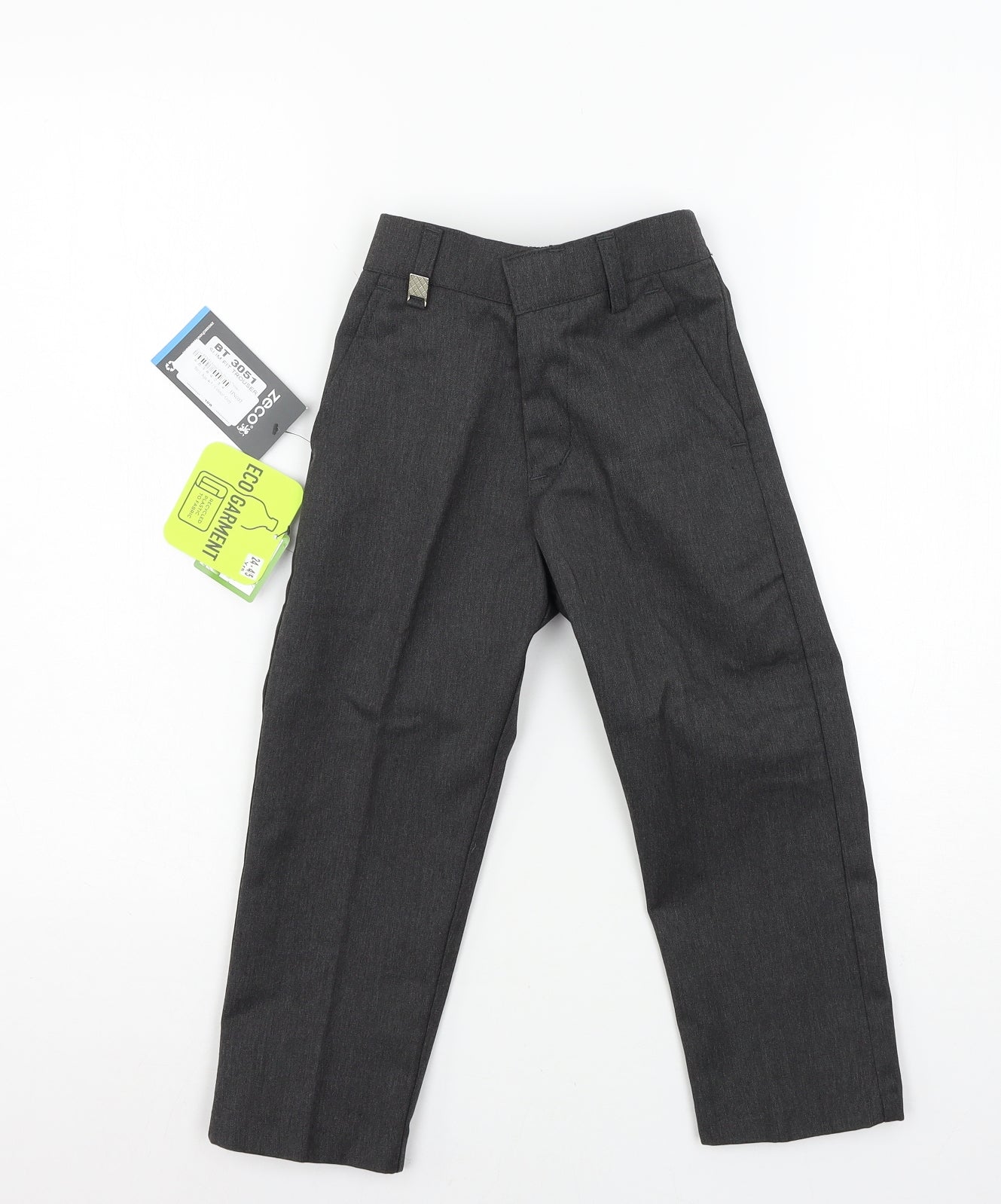 Zeco Boys Grey   Dress Pants Trousers Size 4-5 Years