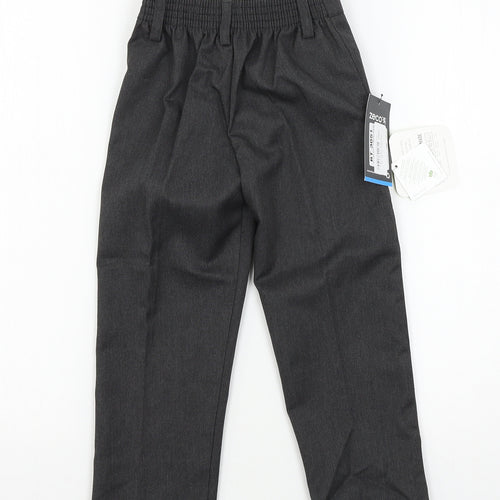 Zeco Boys Grey   Dress Pants Trousers Size 4-5 Years