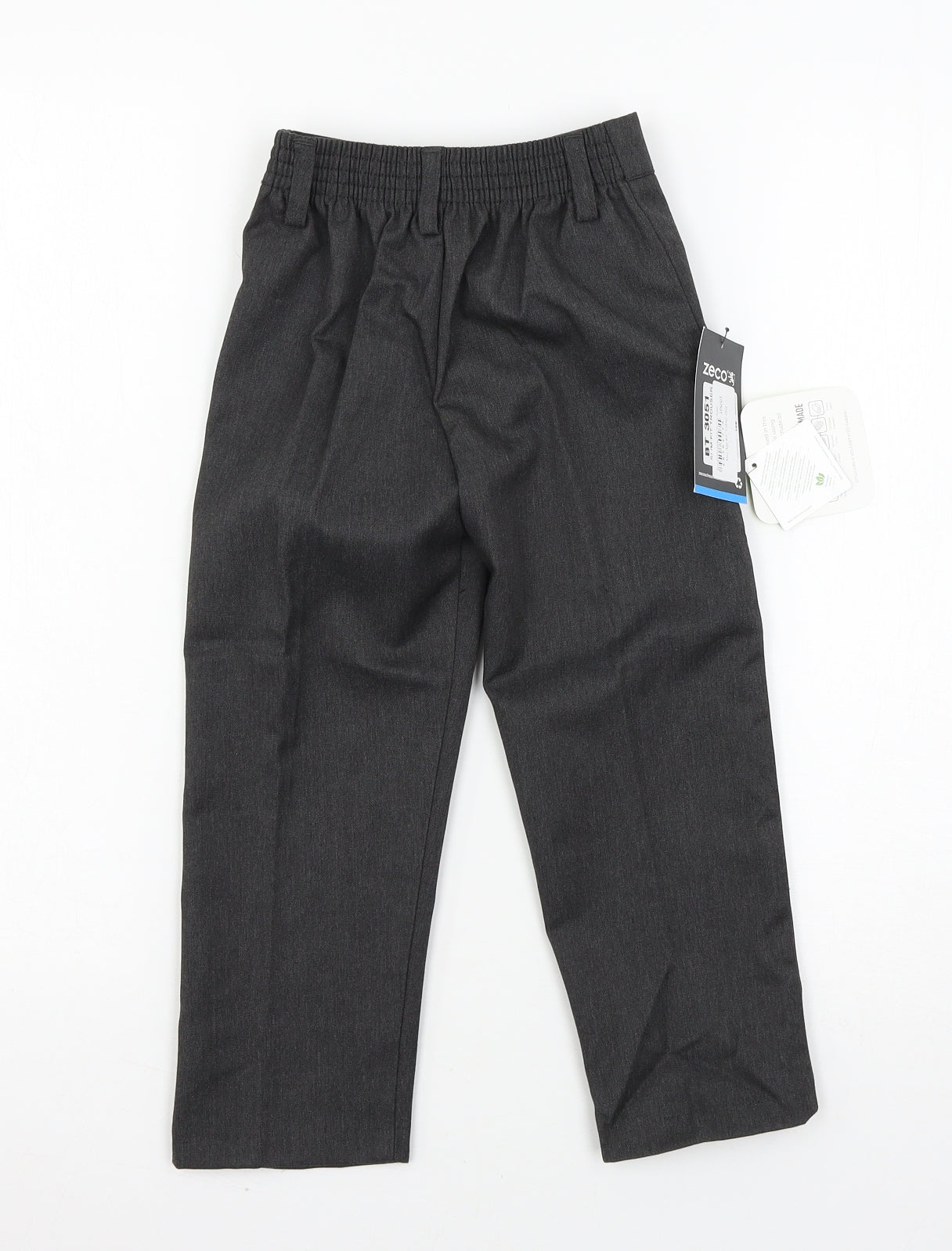 Zeco Boys Grey   Dress Pants Trousers Size 4-5 Years