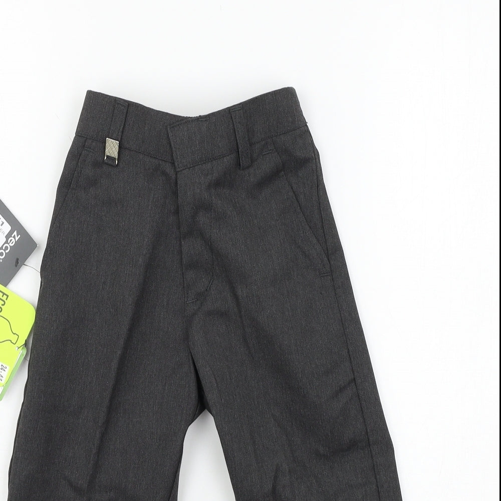 Zeco Boys Grey   Dress Pants Trousers Size 4-5 Years