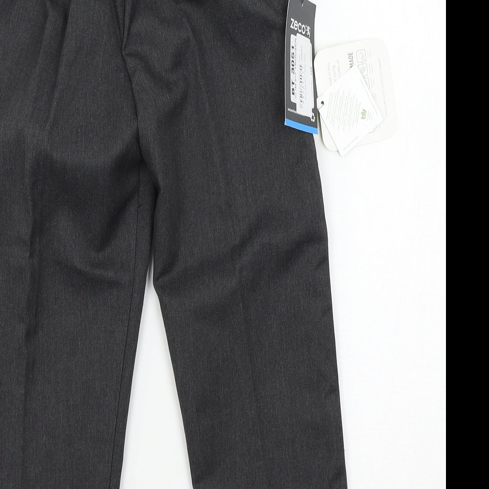 Zeco Boys Grey   Dress Pants Trousers Size 4-5 Years