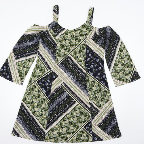 Marks and Spencer Womens Multicoloured Floral  A-Line  Size 10